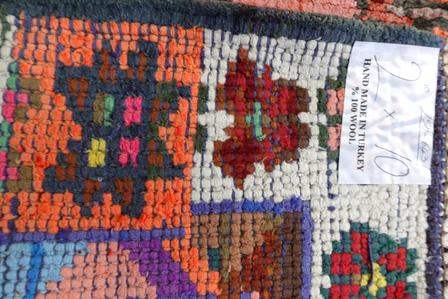 Handmade Turkish Tribal Runner | 2'10 x 10