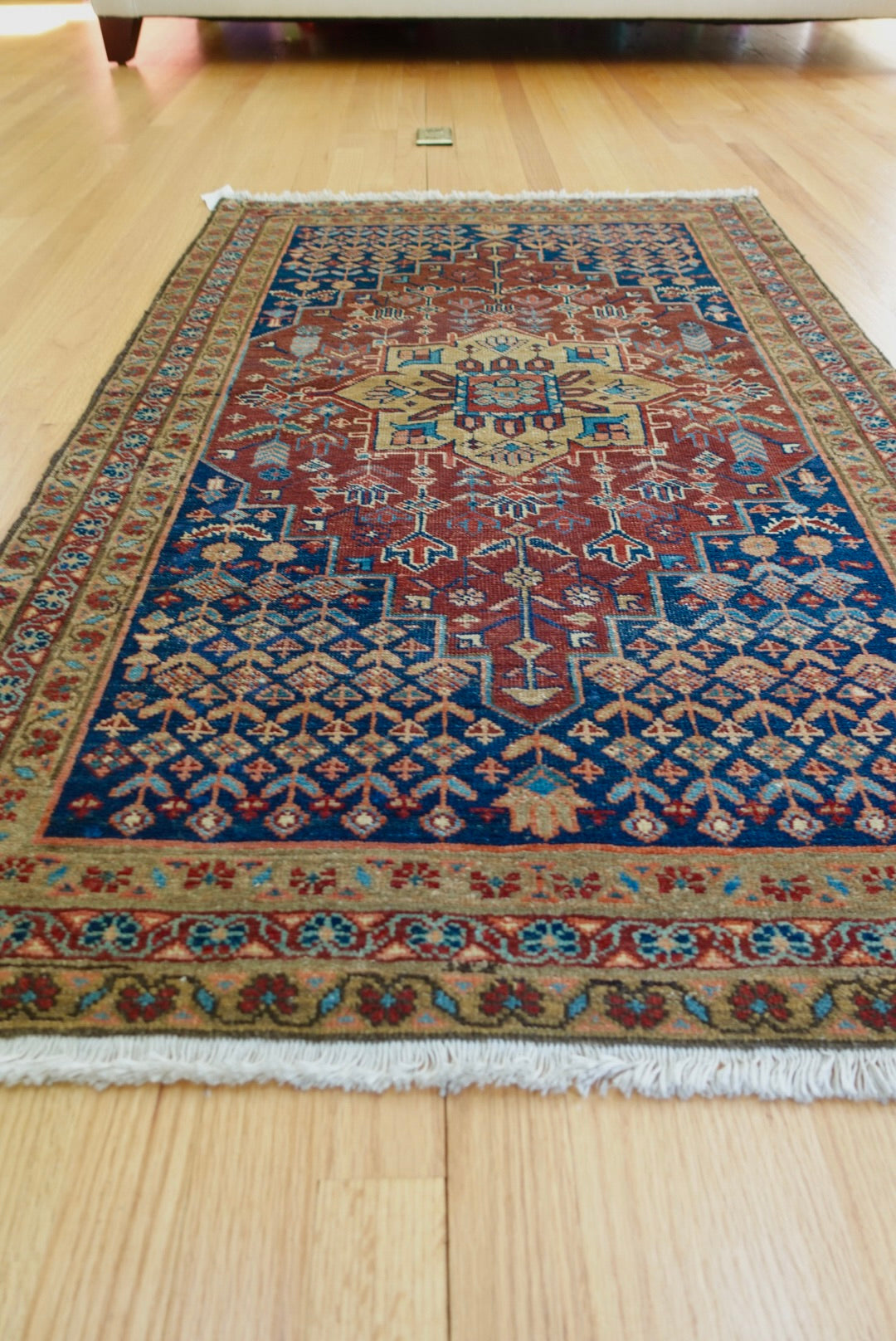 Semi-Antique Persian Serapi 3x5