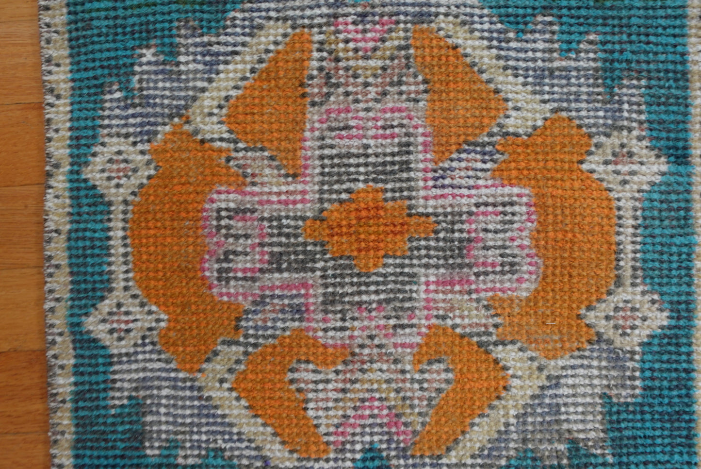 Vintage Turkish Mini Rug 01