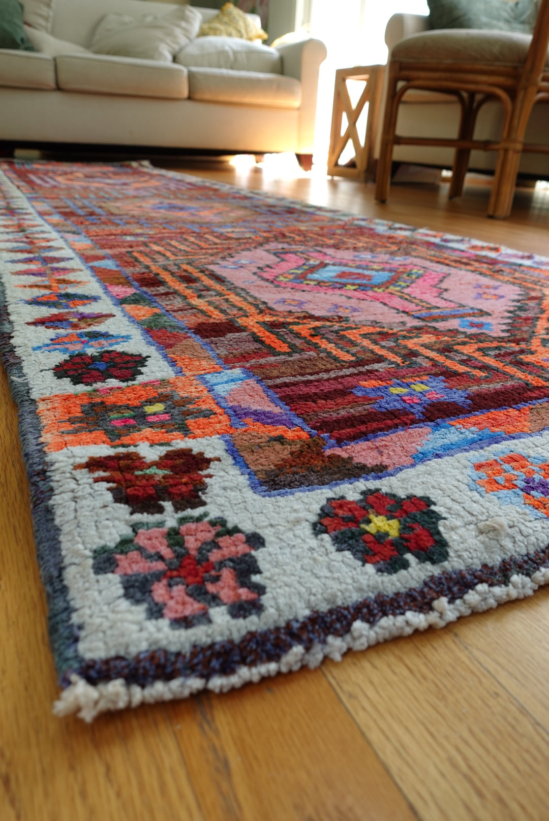 Handmade Turkish Tribal Runner | 2'10 x 10