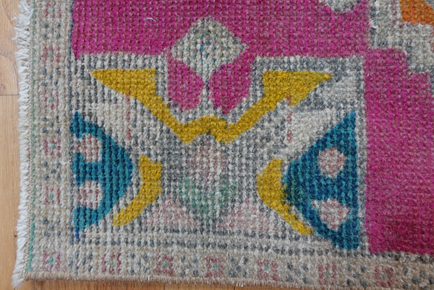 Vintage Turkish Mini Rug 02