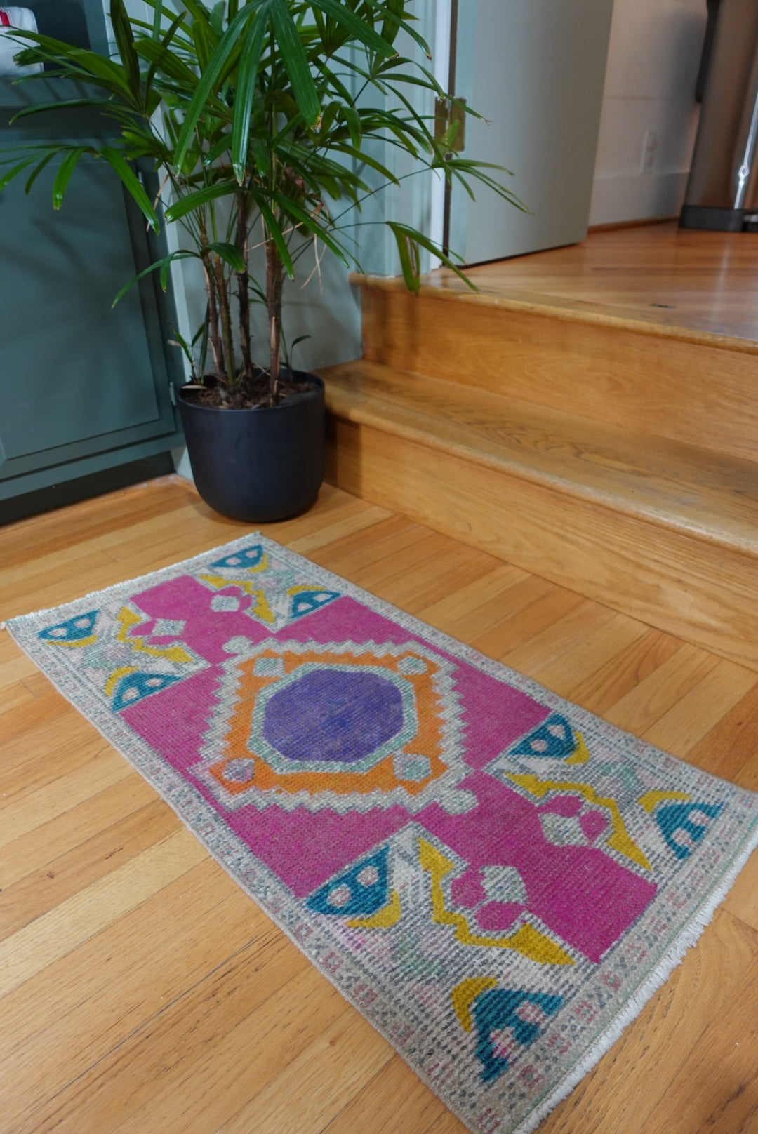 Vintage Turkish Mini Rug 02