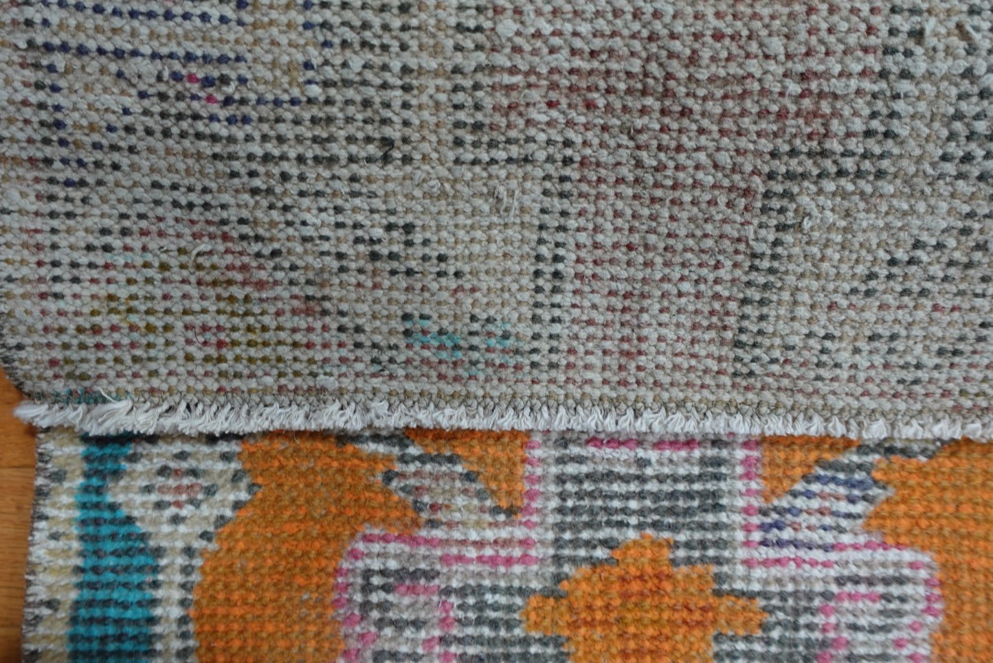 Vintage Turkish Mini Rug 01